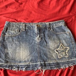 Blue denim Jean skirt women’s XL